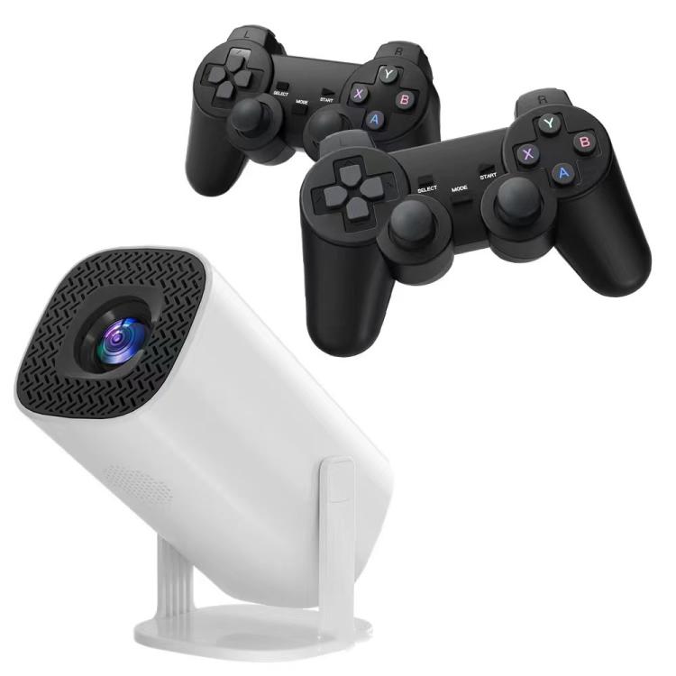Proiettore per giochi P30 Sistema Android 11 con controller di gioco wireless 720P Home Theater Proiettore per giochi P30 Sistema Android 11 con controller di gioco wireless 720P Home Theater